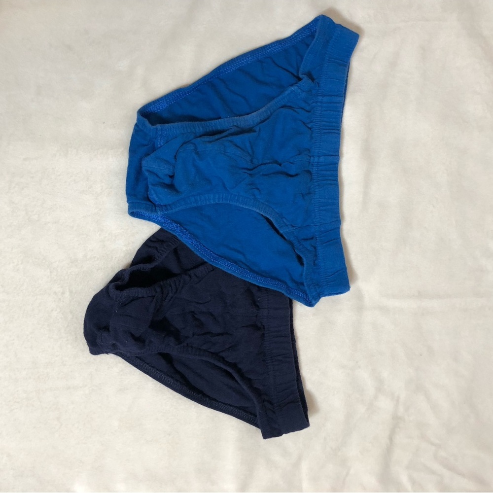 Blue and Navy Cotton Beverly Hills Polo Club Bikini Briefs

Size Small